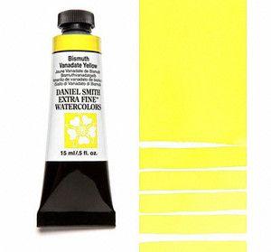 Farba akwarelowa Daniel Smith extra fine watercolour 154 Bismuth Vanadate Yellow seria 2 5 ml